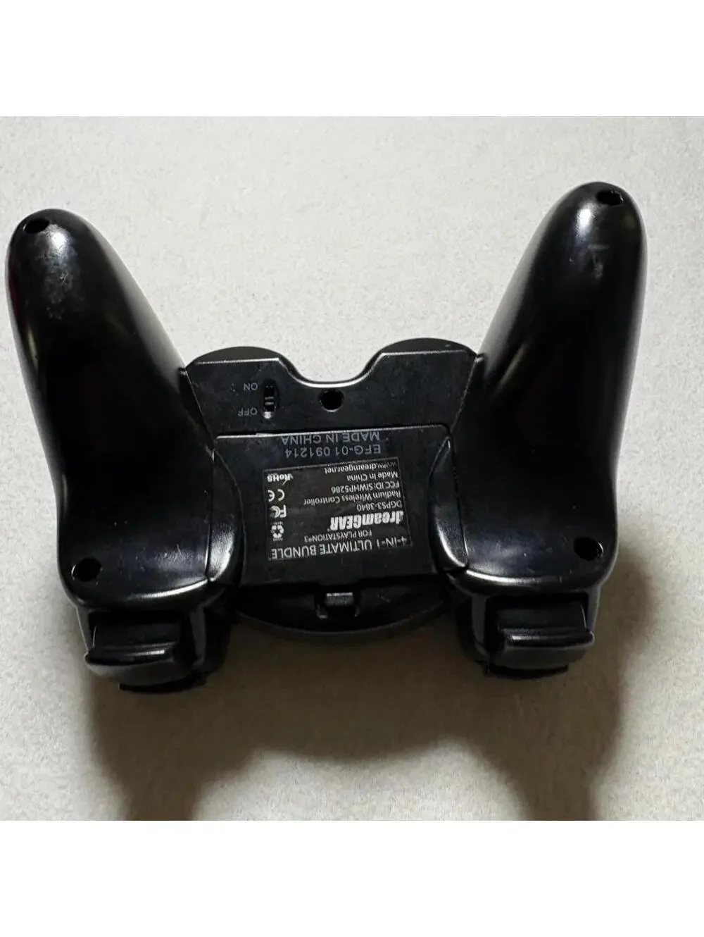 dreamGEAR Radium Wireless Controller for PS3 Black DGPS3-3840